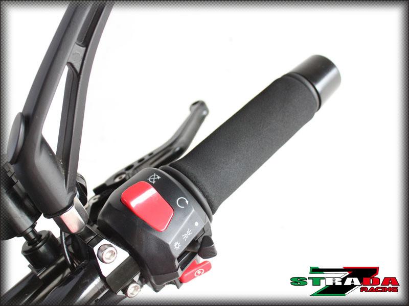 Strada 7 Racing Universal Foam Anti-Vibration Motorcycle Grip Covers