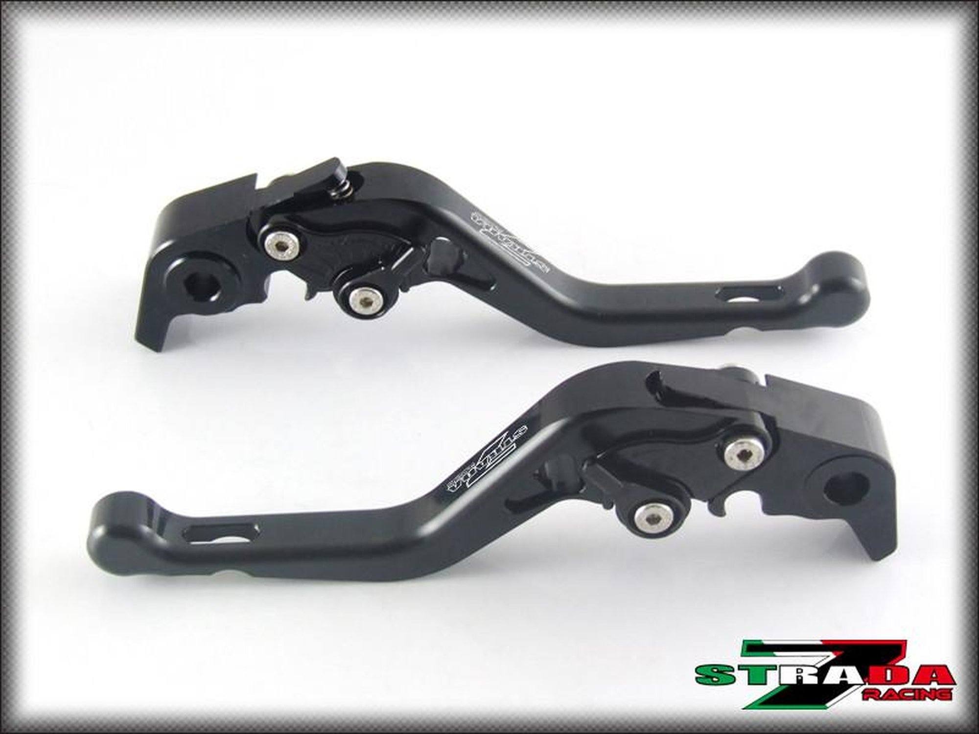 Strada 7 Racing Short CNC Adjustable Levers Brake and Clutch Levers (7 Colours)