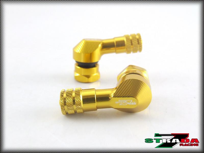 Strada 7 Racing CNC Aluminium 11.3mm Valve Stems For Suzuki Motorcycles