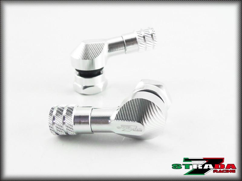 Strada 7 Racing CNC Aluminium 11.3mm Valve Stems For Suzuki Motorcycles