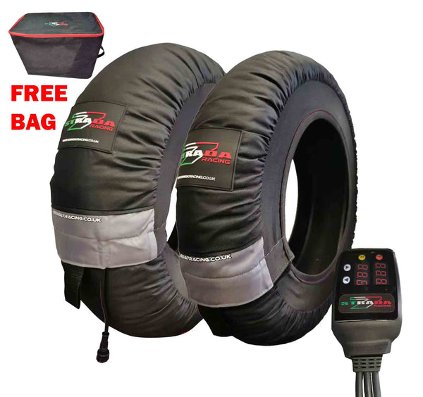 Strada 7 Racing PRO Digital Tyre Warmer Set 17"