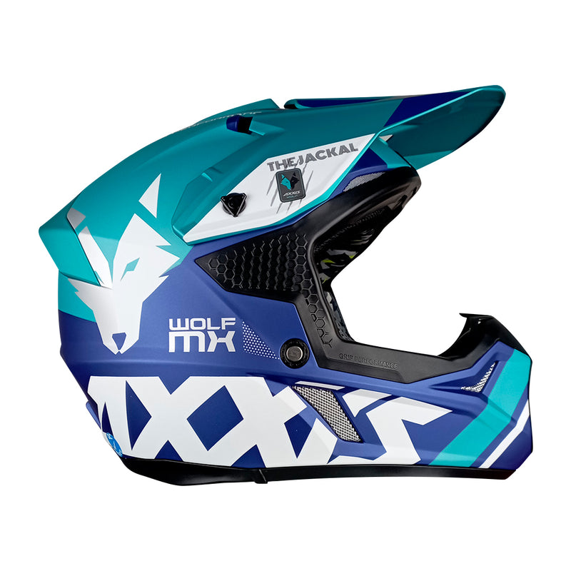 AXXIS Wolf Helmet for Motocross Off-road Pit Bike - Adult Size