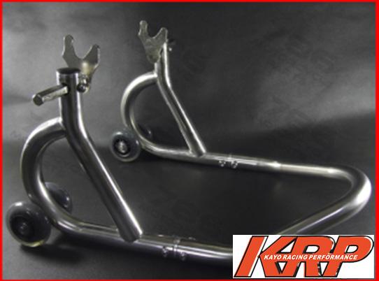 KRP- Stainless steel foldable rear paddock stand for Kayo MR150 MR250