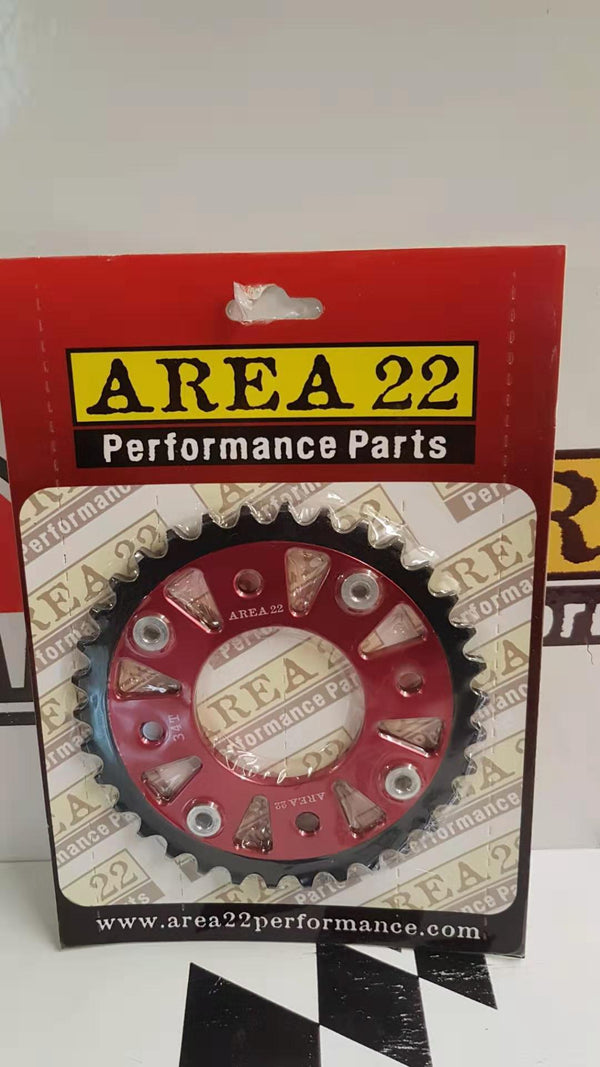 Area 22 2013-2015 Honda MSX125 Sprocket Red