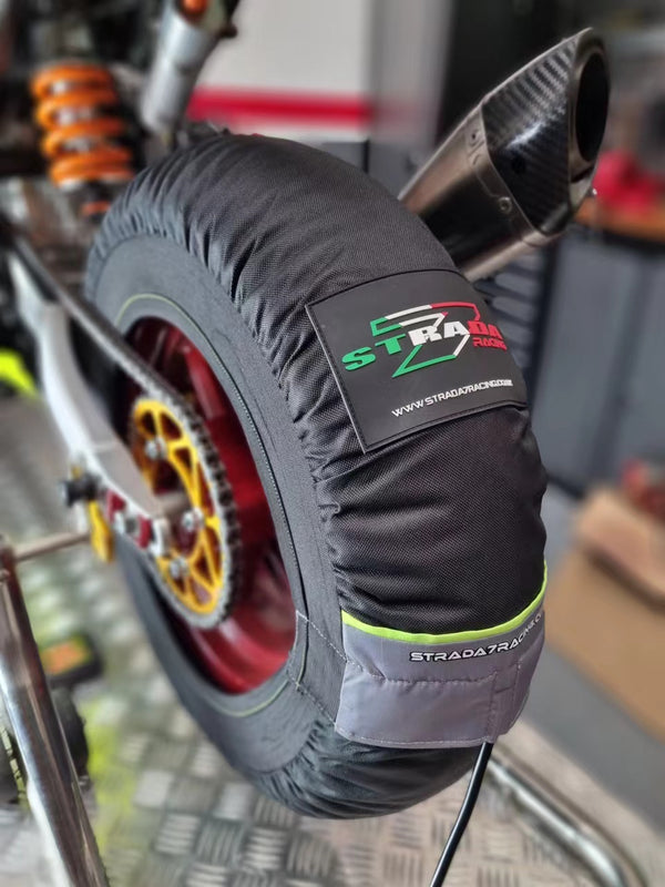 Strada 7 Racing Digital PRO Tyre Warmer Set 12" - Pit bike Minigp